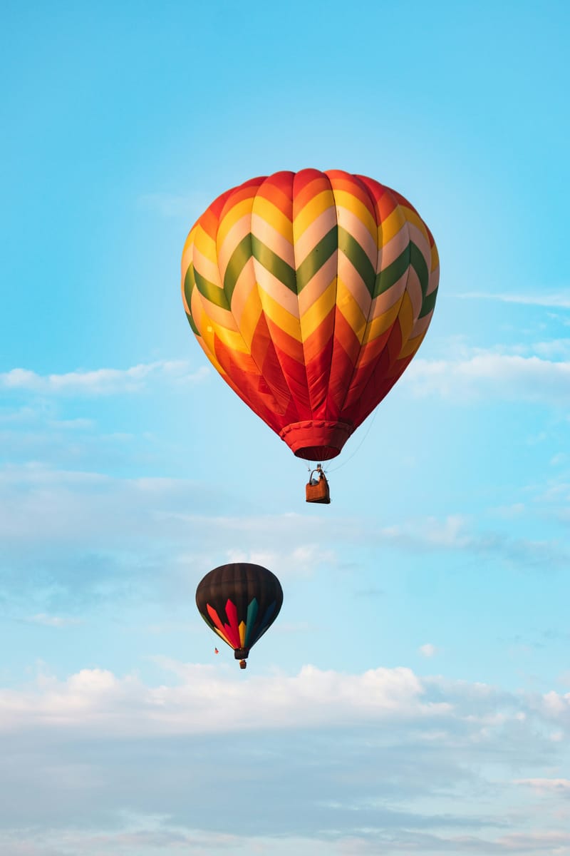Hot air balloon illustration